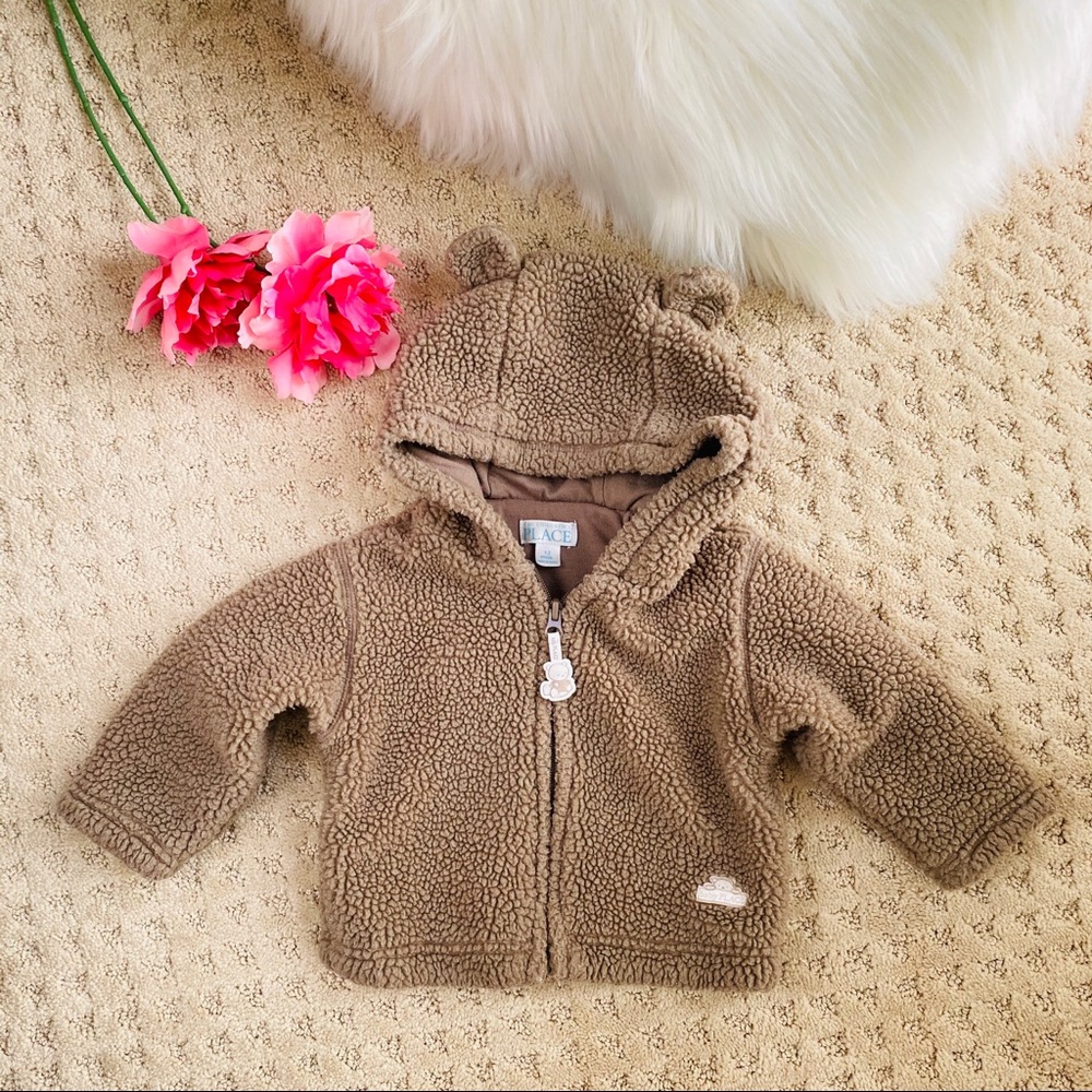 Faux Fur Sherpa Bear Jacket